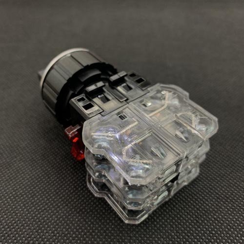 Công tắc xoay 3 vị trí phi 30 Hanyoung MRS-A3R2