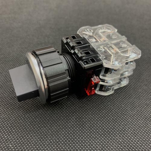 Công tắc xoay 3 vị trí phi 30 Hanyoung MRS-A3R2