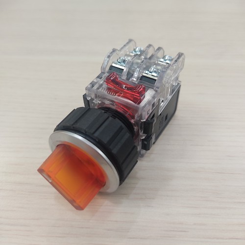 Công tắc xoay có đèn 2 vị trí phi 30 Hanyoung MRT-A2A1D0Y