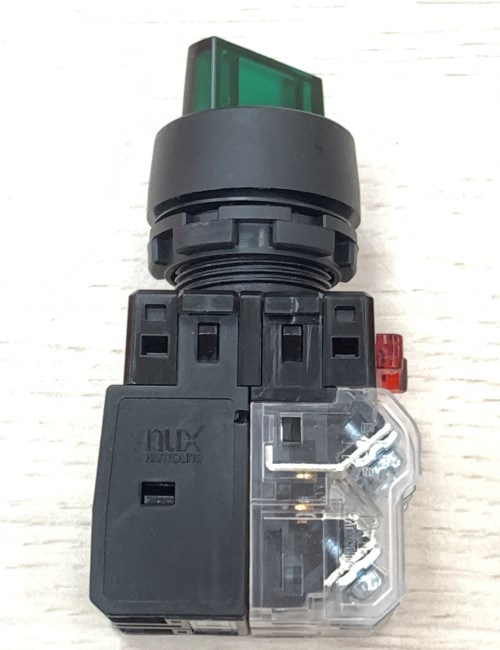 Công tắc xoay có đèn 2 vị trí viền nhựa Hanyoung MRT-T2A1A0G