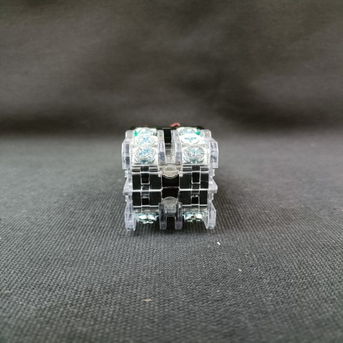 Công tắc xoay có đèn viền nhôm phi 22 Hanyoung MRT-R3R2D0G