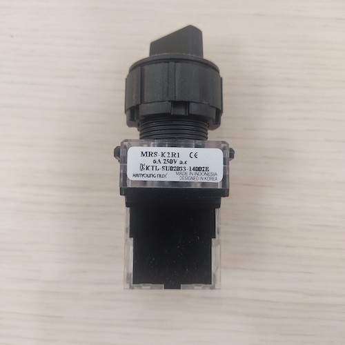 Công tắc xoay viền nhựa phi 25 Hanyoung MRS-K2R1