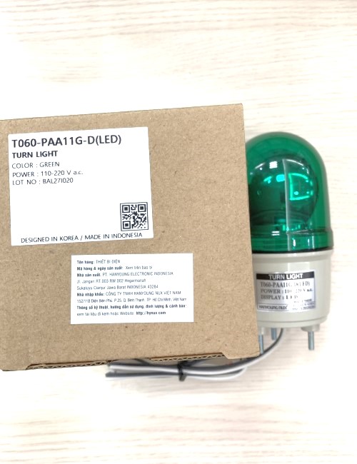 ĐÈN XOAY HANYOUNG T060-PAA11G-D