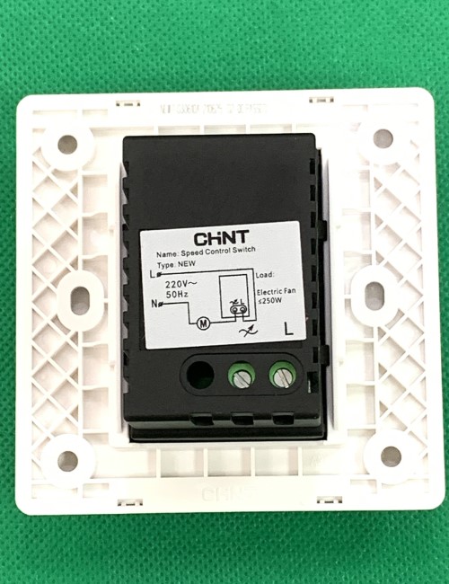 Dimmer điều chỉnh quạt 250W màu trắng