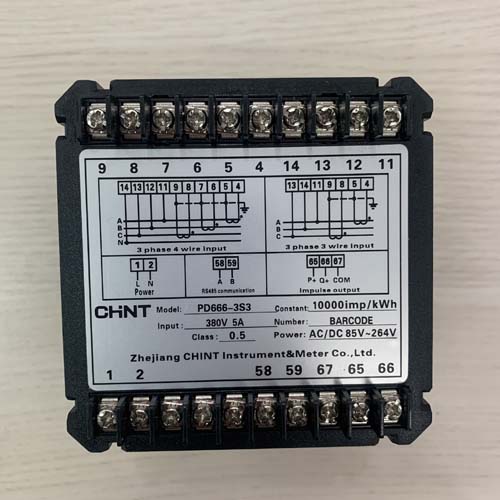 Đồng hồ đa năng Chint PD666-3S3 380V 5A