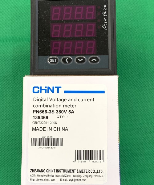 Đồng hồ đa năng Chint PN666-3S 380V 5A