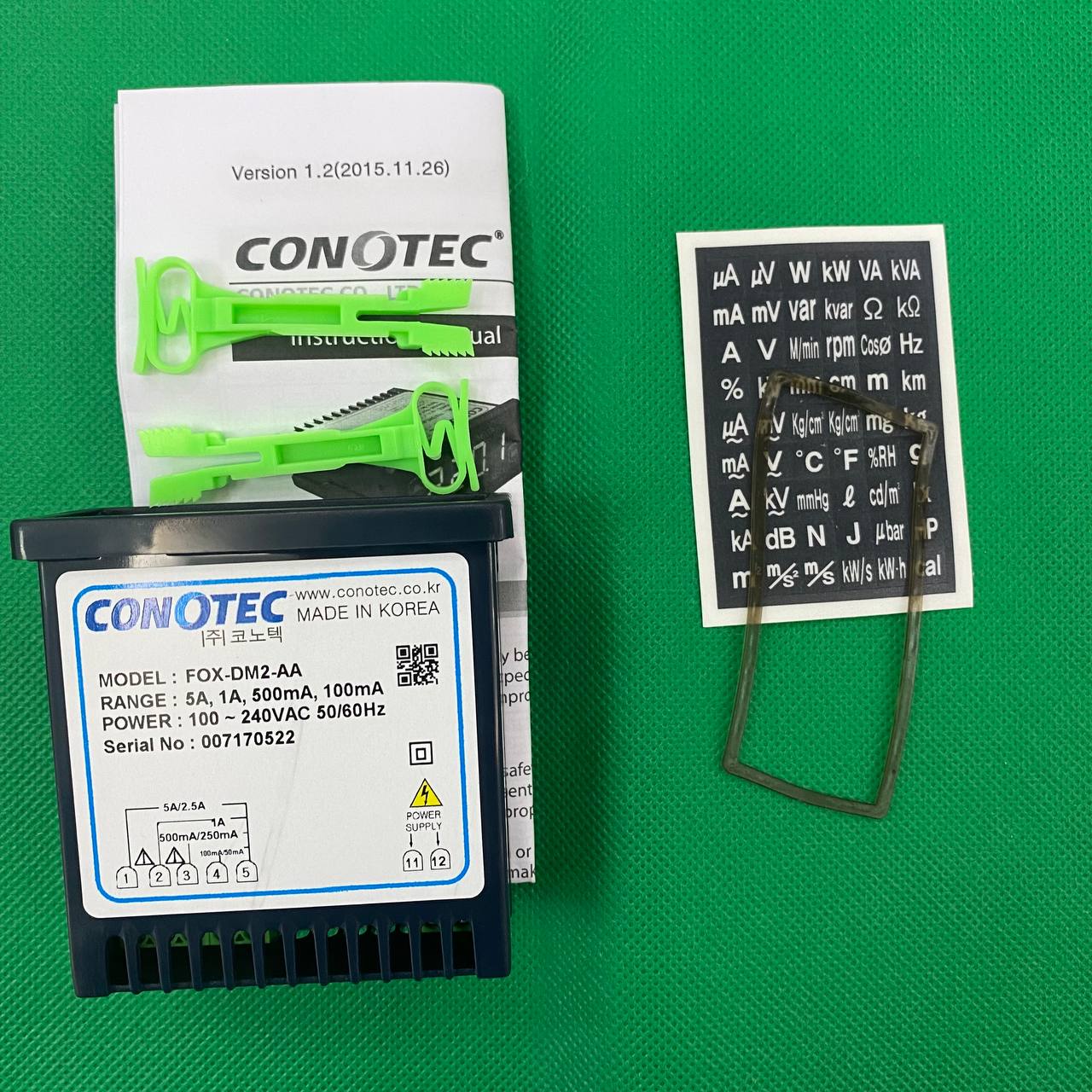 Đồng hồ đo hiển thị Conotec FOX-DM2-AA