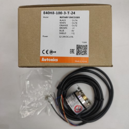 Bộ mã hóa vòng quay tương đối 40mm (Loại lỗ) Autonics E40H8-100-3-T-24