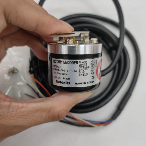 Bộ mã hóa vòng quay tương đối 40mm (Loại lỗ) Autonics E40H8-100-3-T-24