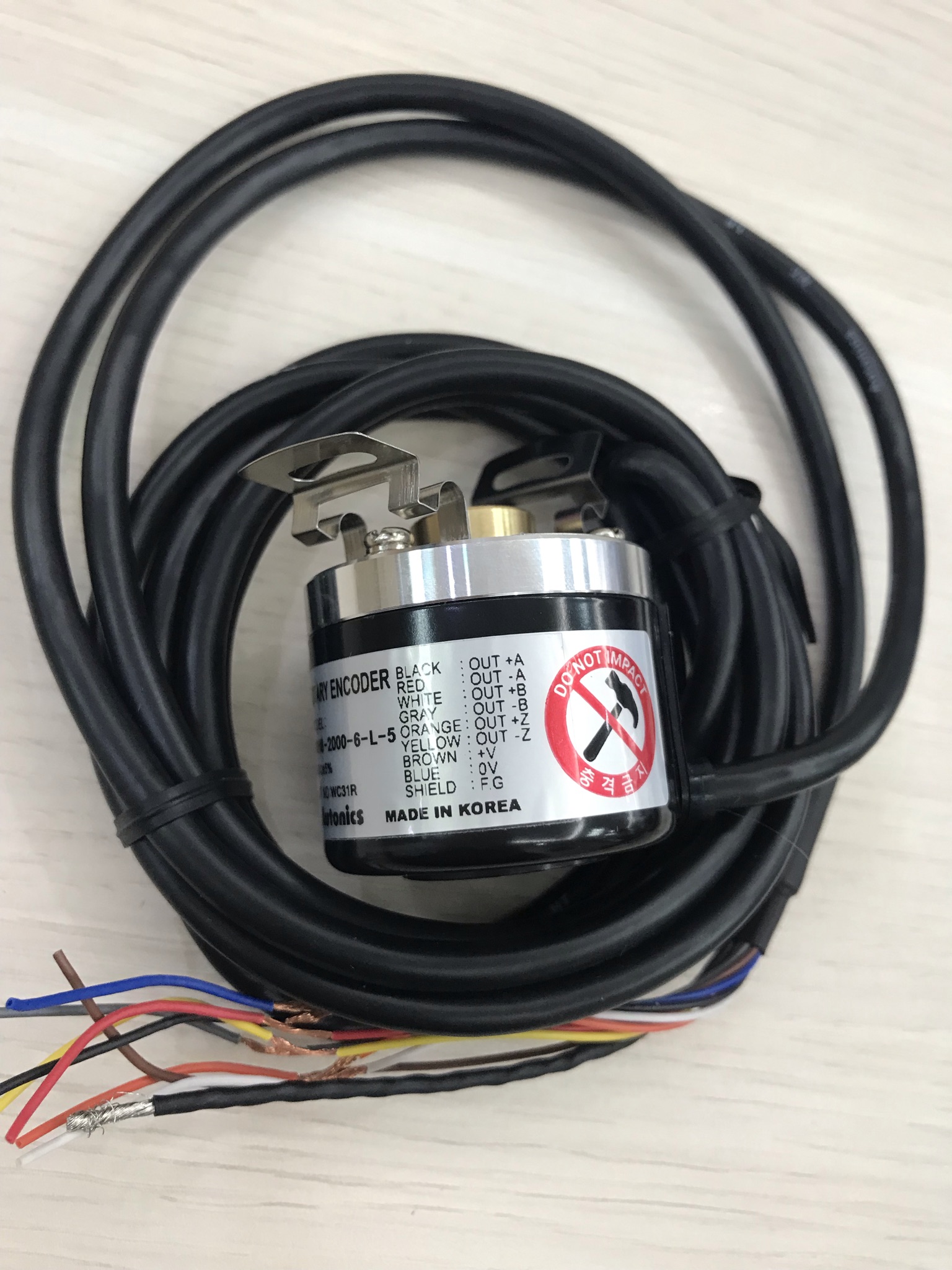 Bộ mã hóa vòng quay tương đối 40mm (Loại lỗ) Autonics E40H8-2000-6-L-5