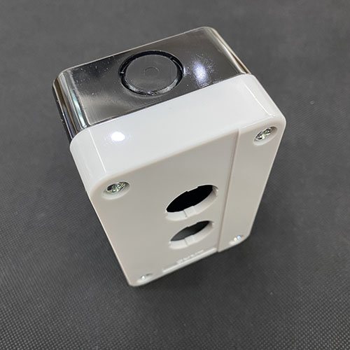 HỘP NÚT NHẤN 2 LỖ PHI 22 CHINT NP2-B02