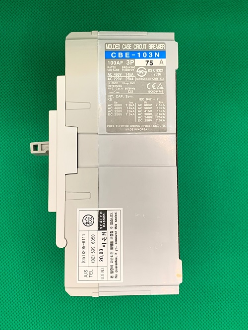 MCCB Cheil CBE-103N-75A