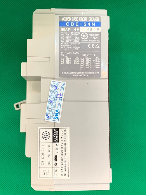 MCCB Cheil CBE-54N-40A