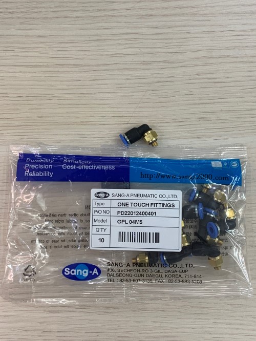 Nối ống L phi 4 ren M5 GPL04M5