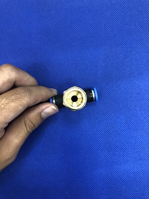 Nối ống T phi 8 ren 21 GPT0804