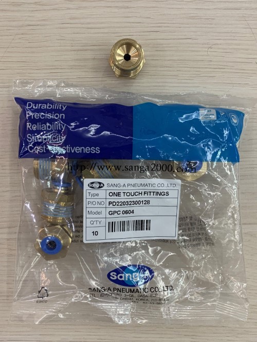 Nối ống thẳng phi 6 ren 21 GPC0604