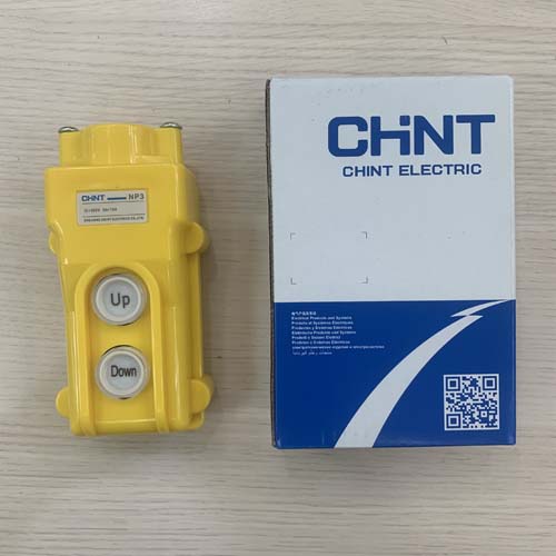 Nút nhấn cẩu trục 2 nút Chint NP3-1