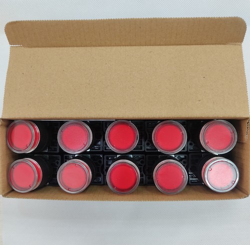 Nút nhấn Chint có đèn 24V màu đỏ 1NC NP2-EW3462 24V LED