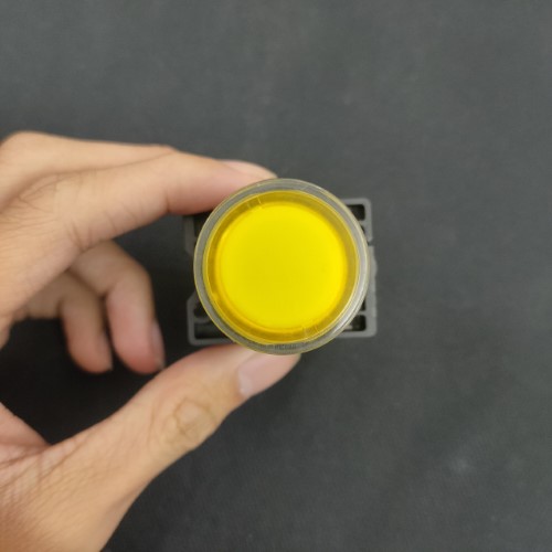 Nút nhấn Chint có đèn 24V màu vàng 1NC NP2-EW3561 24V LED
