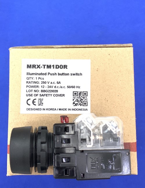 Nút nhấn có đèn 220VAC Hanyoung MRX-TM1D0R