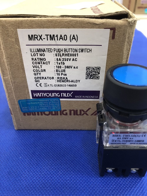 Nút nhấn có đèn Hanyoung MRX-TM1A0A