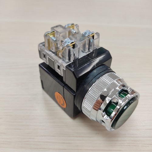 Nút nhấn có đèn LED màu xanh phi 30 CR-304-A0-G