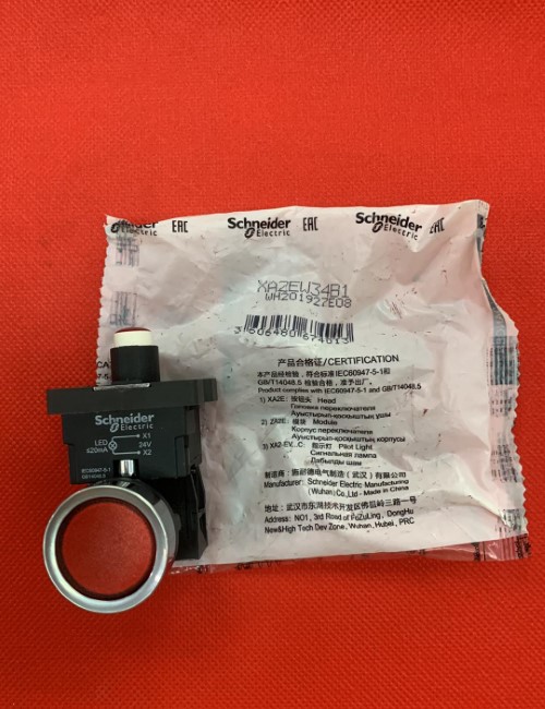 Nút nhấn có đèn Schneider XA2EW34B1