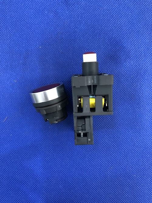 Nút nhấn có đèn Schneider XA2EW34M2