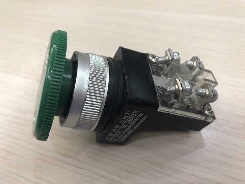 Nút nhấn dừng khẩn giữ phi 30 màu xanh CR-307R-1G