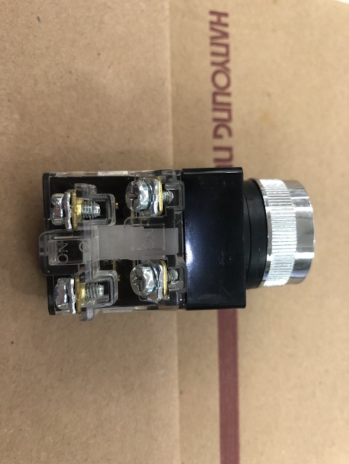 Nút nhấn không đèn màu vàng CR-251-1Y