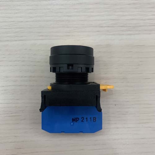 Nút nhấn không đèn, nhấn nhả, IP65 ngoài mặt tủ, màu vàng YW1B-M1E10Y