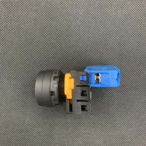 Nút nhấn không đèn, nhấn nhả, IP65 ngoài mặt tủ, màu xanh YW1B-M1E10G