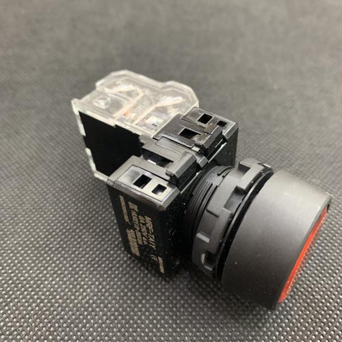 Nút nhấn không đèn viền nhựa màu vàng MRF-TA1Y