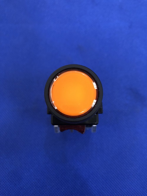 Nút nhấn không đèn viền nhựa màu vàng MRF-TM1Y