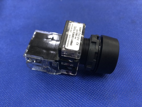 Nút nhấn không đèn viền nhựa màu xanh dương MRF-TA1A