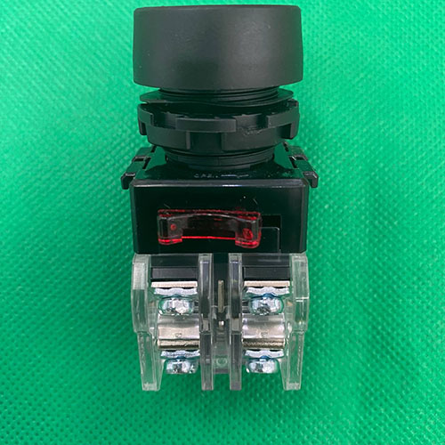 Nút nhấn không đèn viền nhựa màu xanh MRF-TA1G