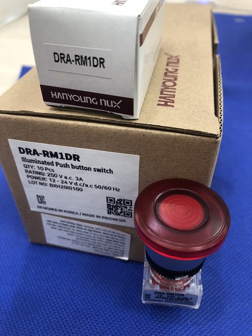 Nút nhấn Phi 16 Hanyoung DRA-RM1DR