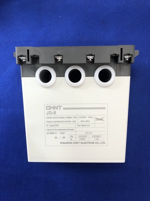 Relay bảo vệ động cơ Chint  JD-5 20A-80A AC220V