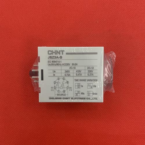 Relay thời gian Chint JSZ3A-B-AC220V Relay thời gian Chint JSZ3A-B-AC220V