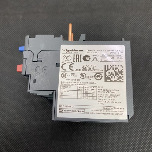 Rờ le nhiệt 3 pha Schneider LRD06