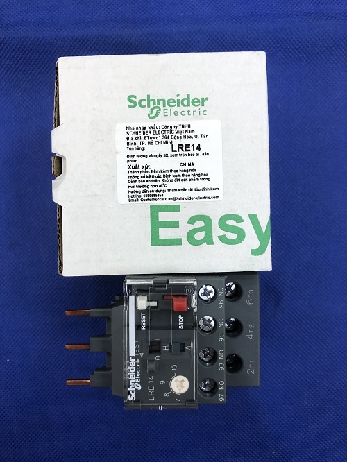 Rờ le nhiệt 3 pha Schneider LRE14