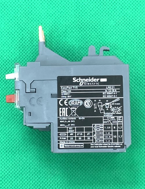 Rờ le nhiệt Schneider LRE21