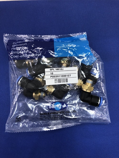 Nối ống L phi 10 ren 9.6 GPL1001