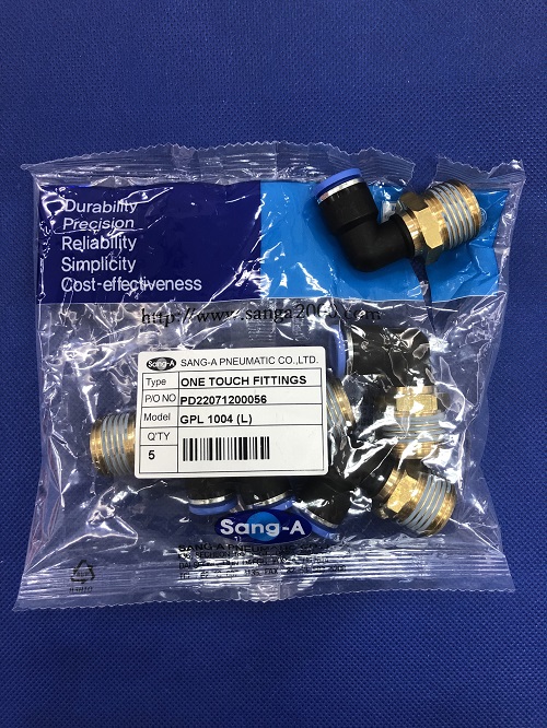 Nối ống L phi 10 ren 21 GPL1004